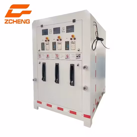 中国供給電気ガソリン サービス機器ガソリン スタンド ポンプミニ ガソリン スタンド ディスペンサー移動式燃料ステーション